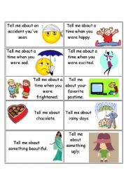 English Worksheet: Tell me about... worksheet n. 4