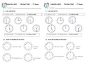 Telling Time Quiz