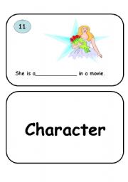 English Worksheet: Famous person flash cards set 1-11