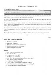English Worksheet: Revision Activities - 3