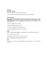 English worksheet: Directions