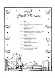 classroom rules