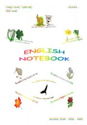 English Worksheet: MY ENGLISH NOTEBOOK