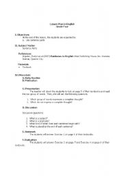 English Worksheet: Grade Four Stress