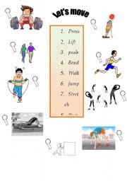 aerobics verbs