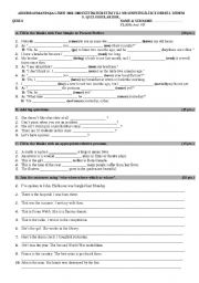 English Worksheet: quiz