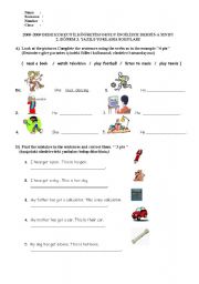 5th grade 2nd term 3rd exam page1