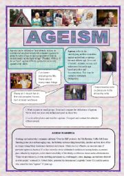 English Worksheet: Ageism - speaking, reading listening