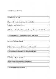 English worksheet: Hot Seat