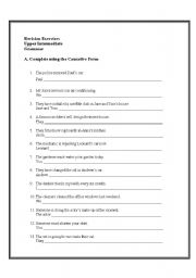 English Worksheet: Causative and Inversion exercises for intermediate students