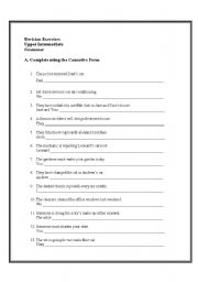 Causative and Inversion exercises for intermediate students