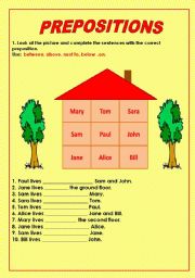 prepositions