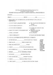 English Worksheet: Exam 