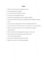 English Worksheet: Conversation - Arguing
