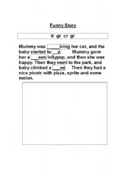 English worksheet: funny story