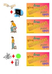Classroom instructions - picture cards 3