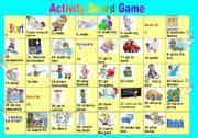 Daily Activities Board Game