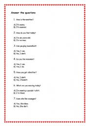 English Worksheet: test