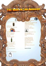 English Worksheet: The Man in the Mirror