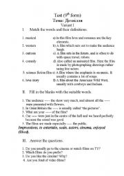 English worksheet: Test. Time to spare.