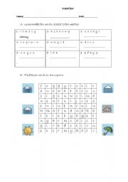 Weather worksheet