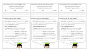 English Worksheet: Simple Past