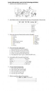 English Worksheet: Physical description