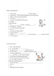 English Worksheet: At the doctors (partt 1)