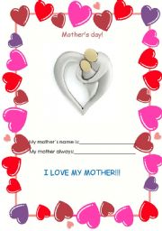 English Worksheet: Mothers Day