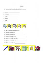 English Worksheet: COLORS