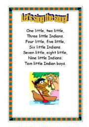 English worksheet: Indians