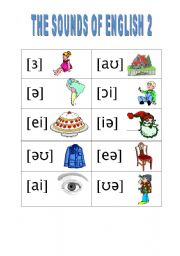 English sounds worksheets