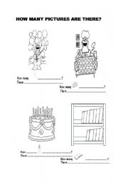 English Worksheet: countables