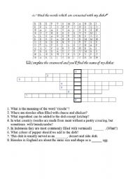 English Worksheet: Rissols