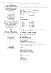 English Worksheet: Song - The human