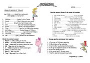 simple present tense worksheet