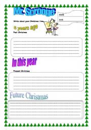 English Worksheet: mr. Scrooge