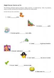 English Worksheet: Simple Present