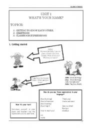 English Worksheet: Introduction to English Language - 4 pages