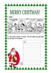 English Worksheet: Merry Cristmas