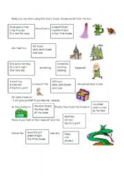 English Worksheet: Create a Children Story