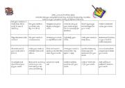 English Worksheet: spelling activity grid 1