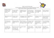 English worksheet: spelling activity grid 1