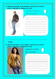 English worksheet: clothing