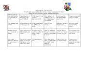 English Worksheet: spelling grid 2