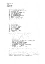 English Worksheet: Revision exercises