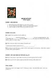 English Worksheet: urban legend- discussion and vocabulary 