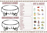 COUNTABLE & UNCOUNTABLE NOUNS CUT & PASTE