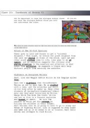 English Worksheet: Simpsons: Treehouse of terror VI