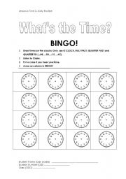 Time Bingo